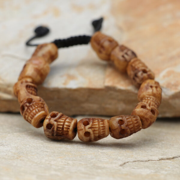 Calming Skull Stone Wrist Mala