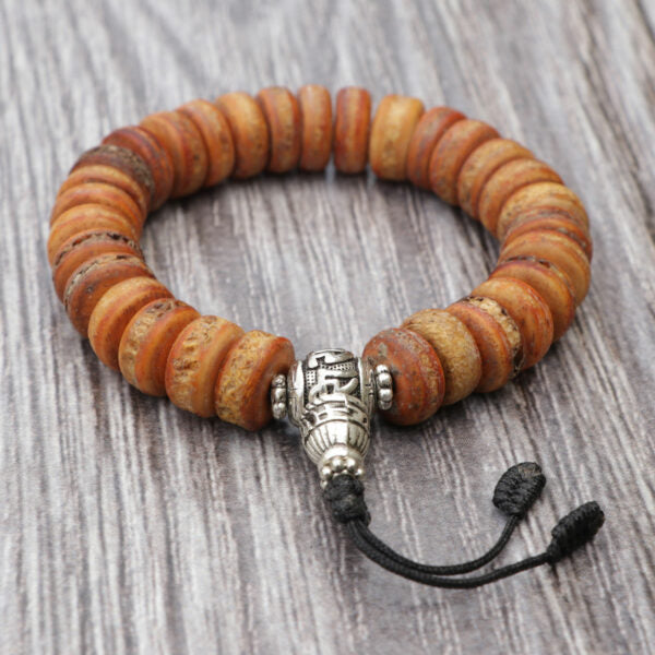 Tibetan Mantra Yak Bone Wrist Mala