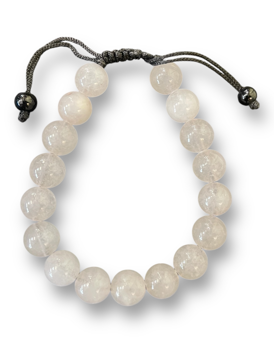 Adjustable Rose Quartz Mala Bracelet