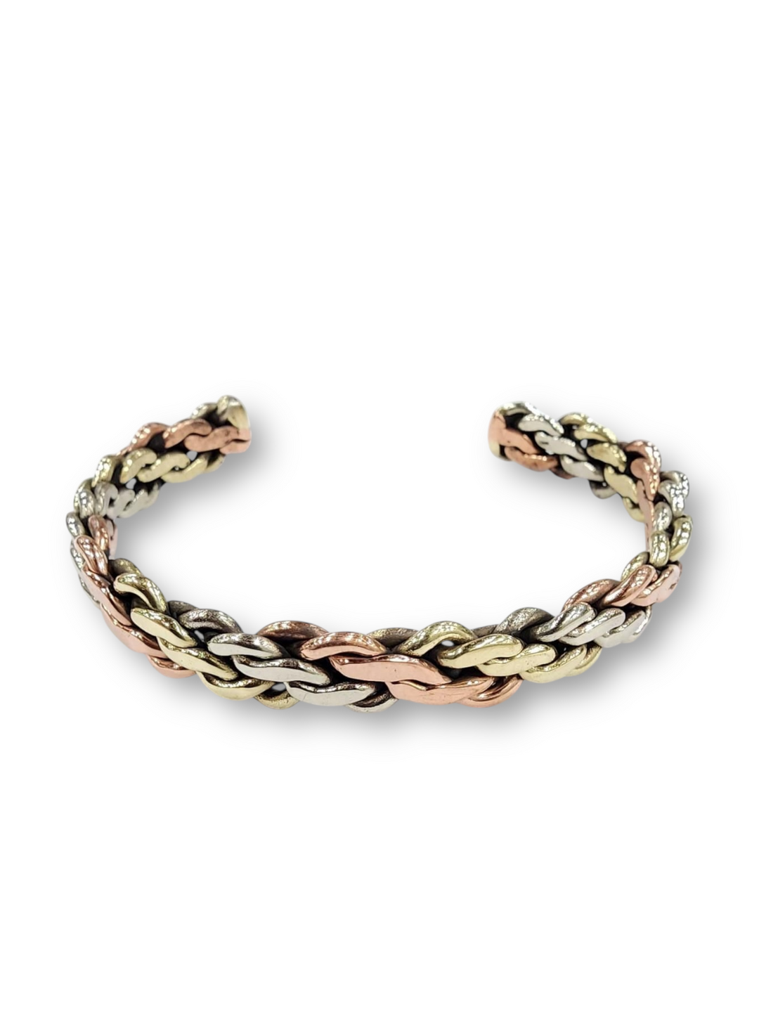 Wired Three Metal Copper Healing Bracelet