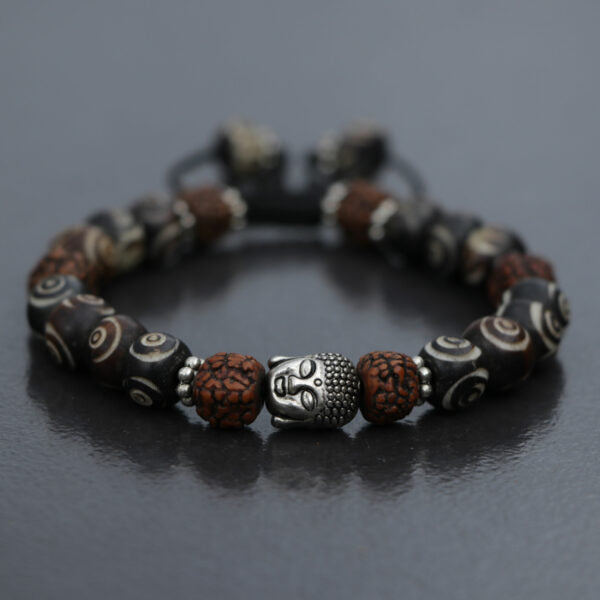 Buddha Yak Bone Wrist Bracelet