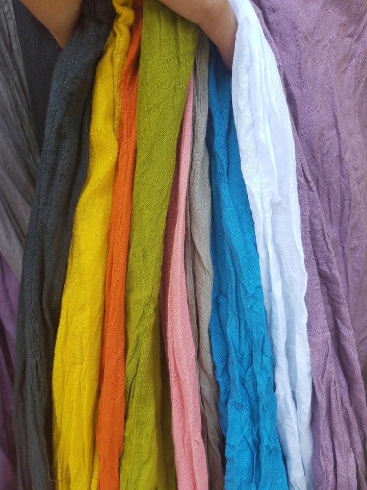 Layered 5 lines Cotton Dress