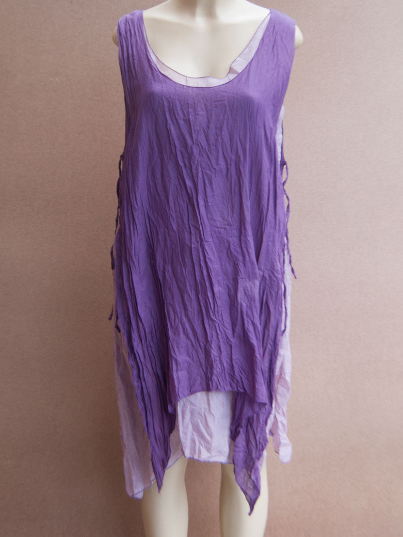 Adustable Layered Cotton Dress