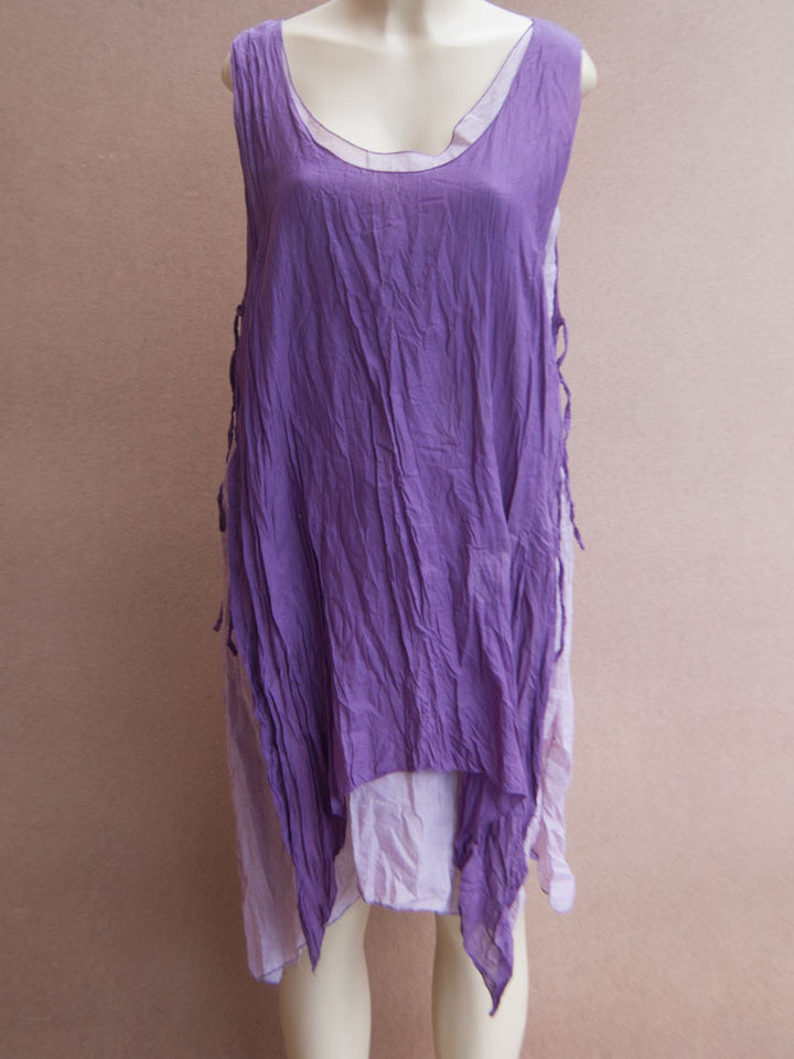 Adustable Layered Cotton Dress