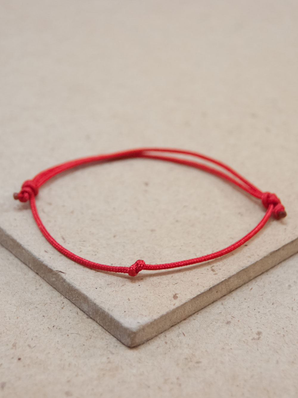 Tibetan Peace Red string Adjustable bracelet