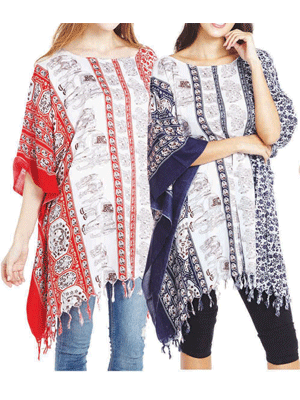 Elephant Print Kimono