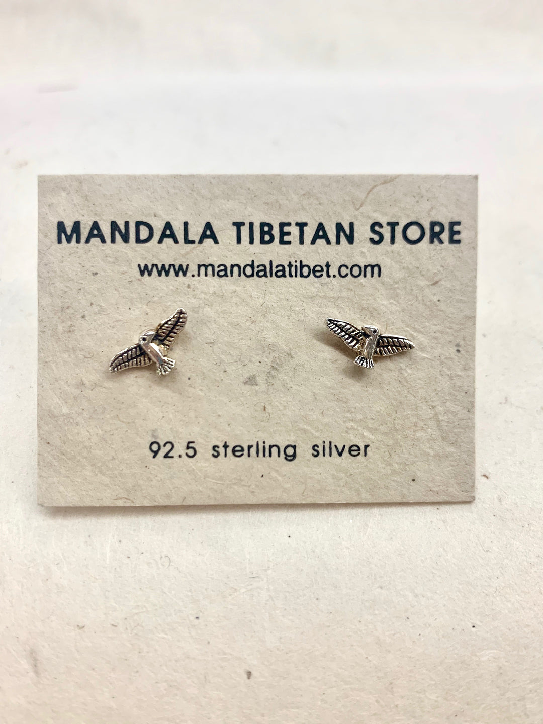 Bird Sterling Silver Stud