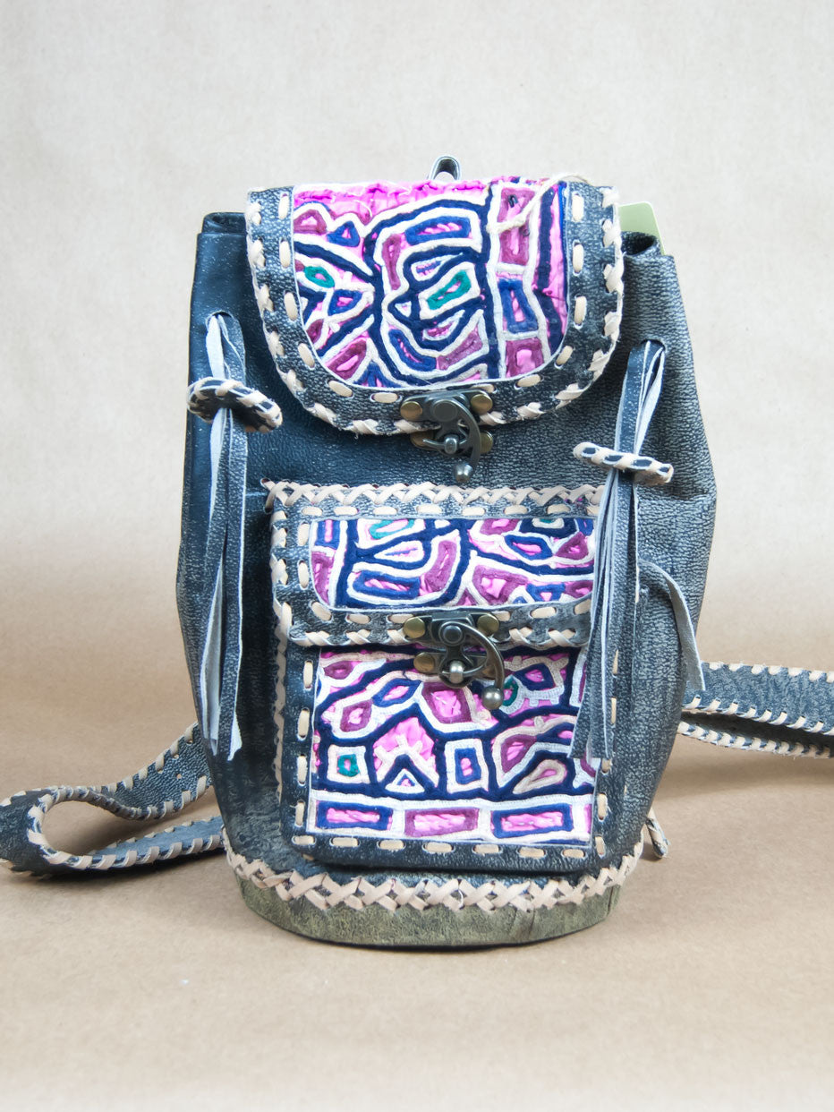 Bag - Ornate Leather Book Bag