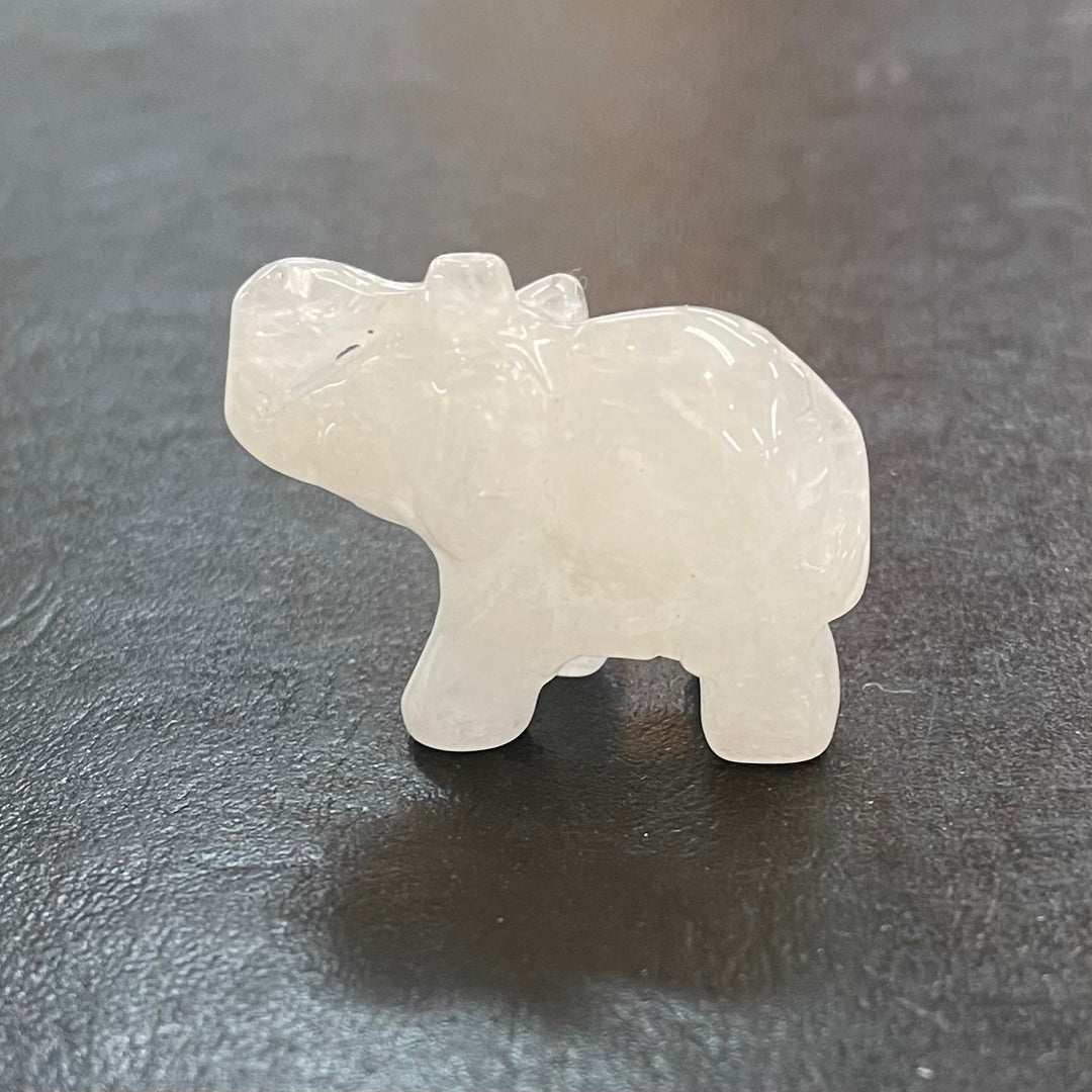 Clear Quartz Elephant