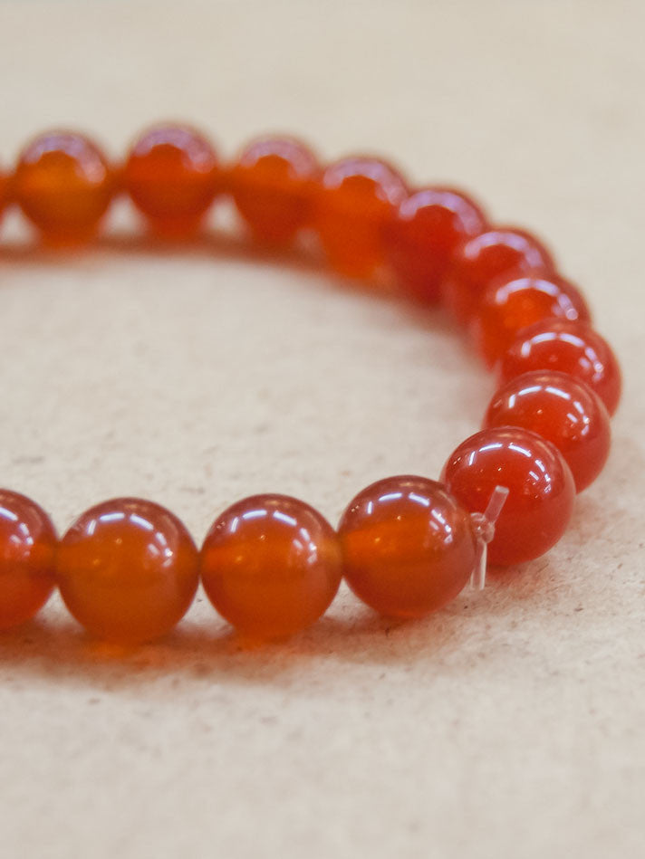Mala Bracelet - Carnelian Mala Bracelet