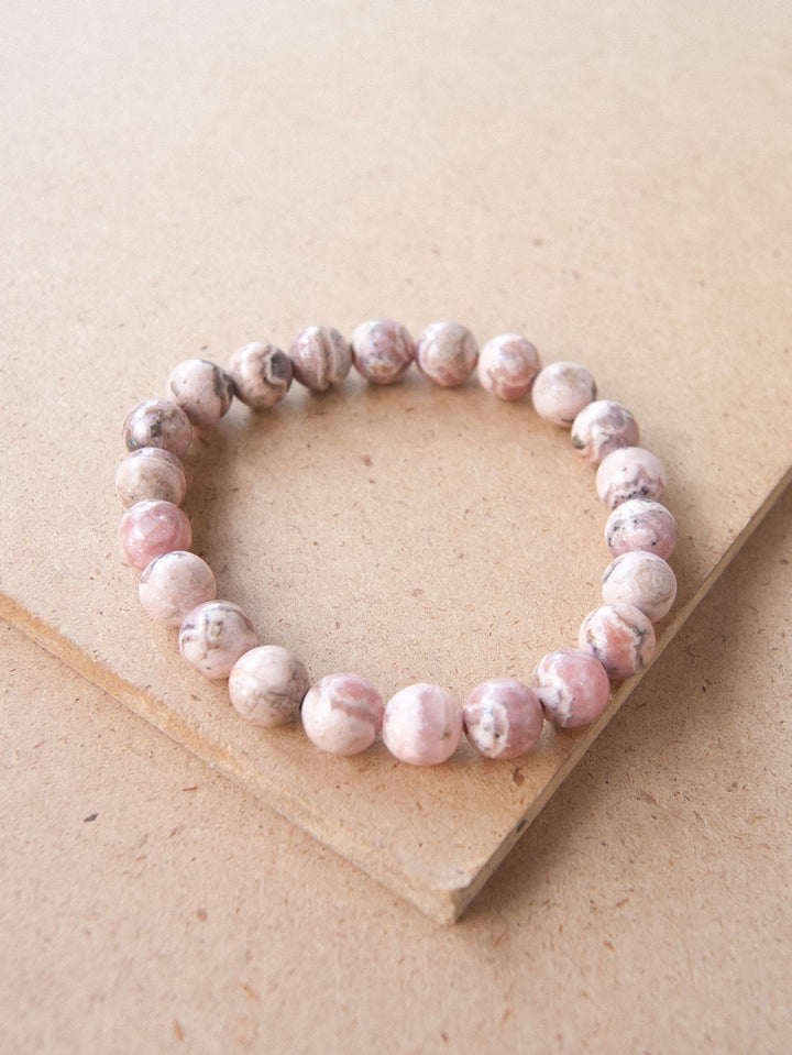 Mala Bracelet - Rhodonite Mala Bracelet