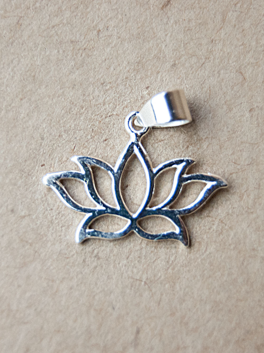 Pendant - Lotus Silver Pendant