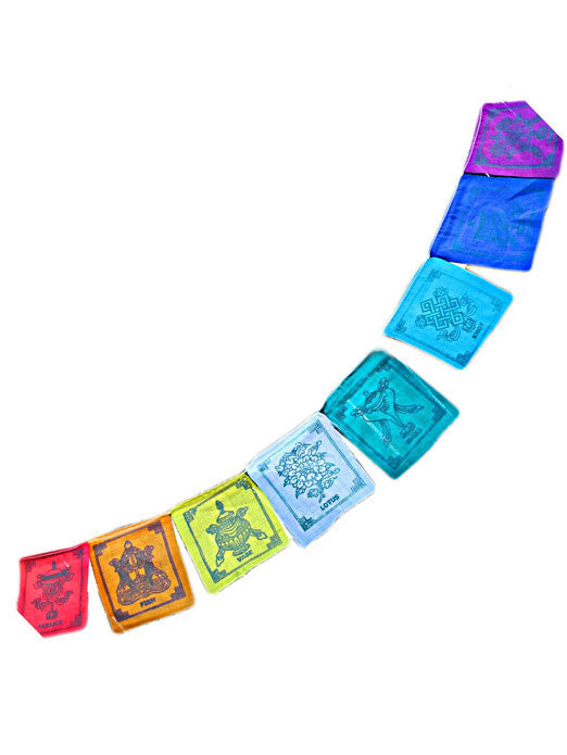Prayer Flags - 8 Auspicious Symbols Prayer Flags