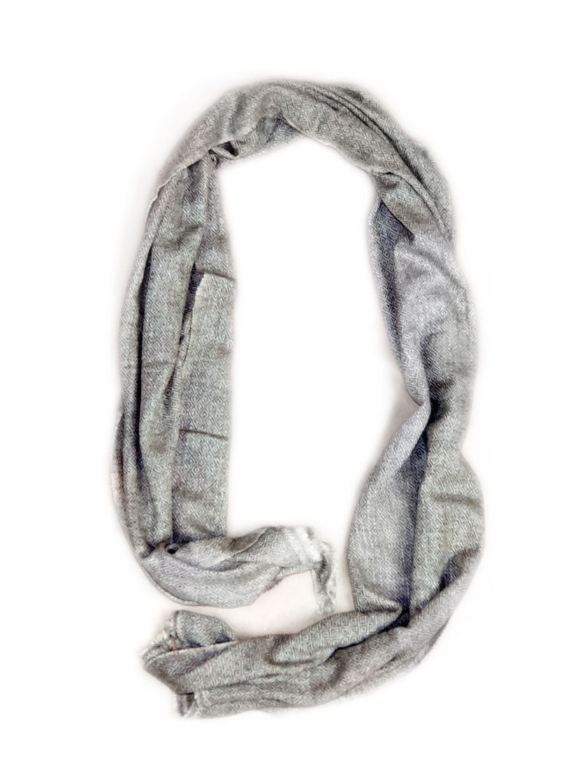 Scarf - Diamond Pattern Cashmere Scarf