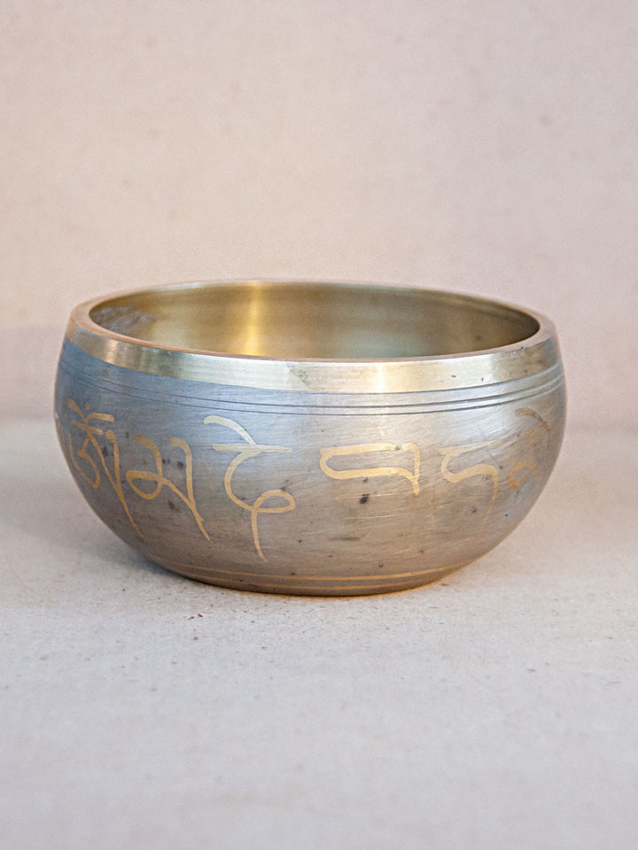 Singing Bowl - 3.5" Gold Machine Made Singing Bowl
