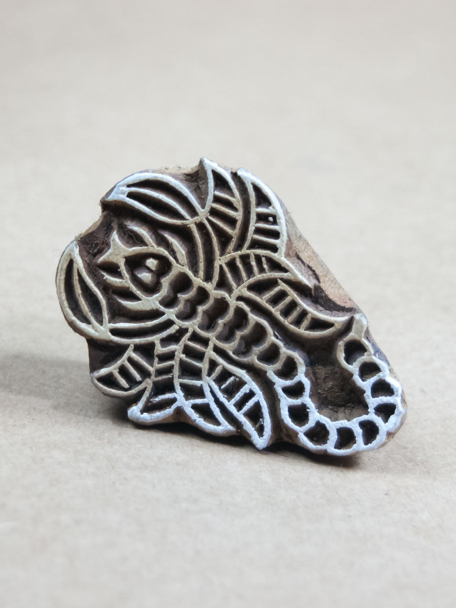 Stamp - Medium Wooden Scorpion Block Print Stamp