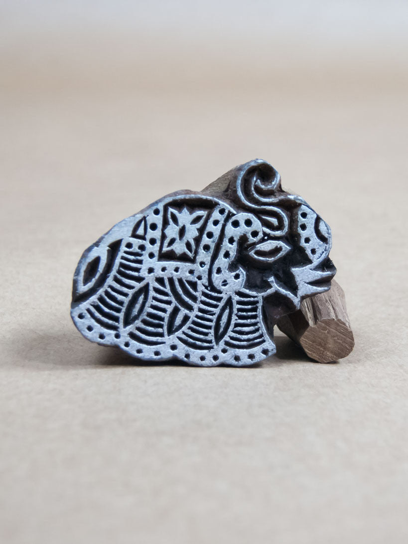 Stamp - Wooden Elephant Block Print Stamp