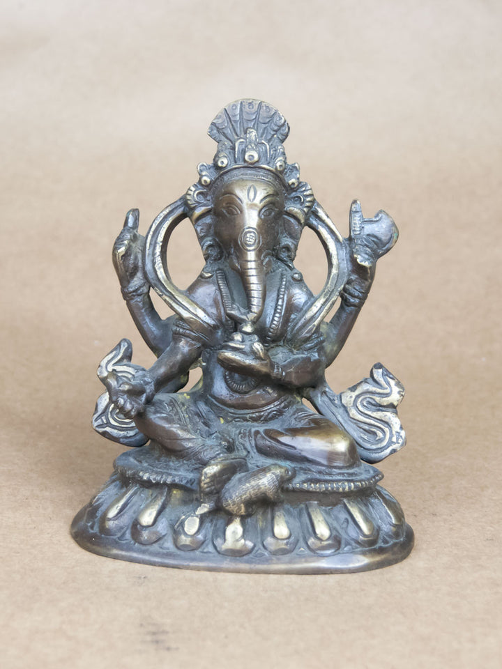 Statues - Brass Ganesha Statue