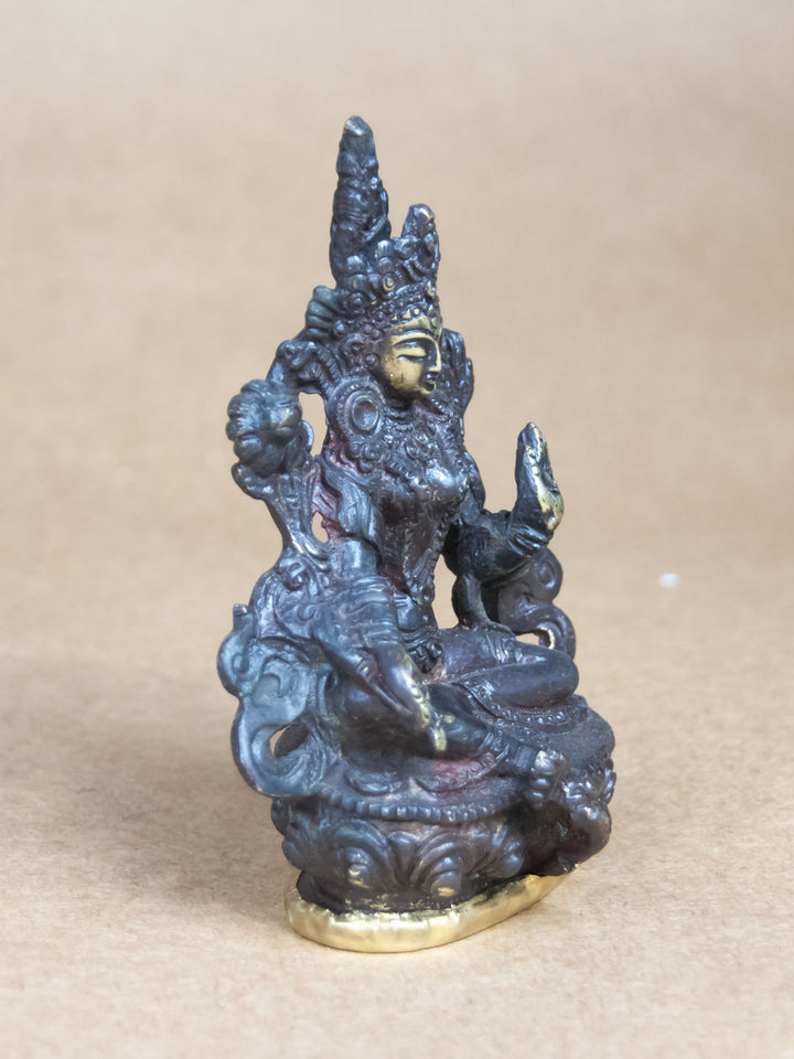 Statues - Brass Green Tara Statue