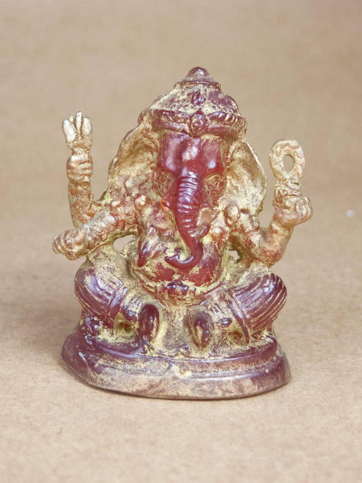 Statues - Tree Sap Resin Ganesha Statue