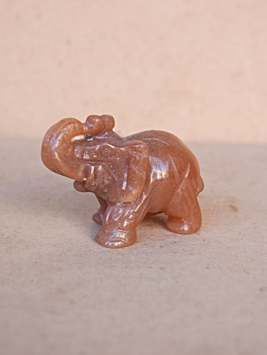 Stone - Carnelian Elephant