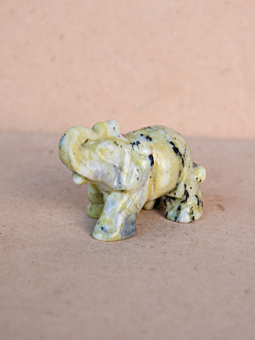 Stone - Yellow Turquoise Elephant