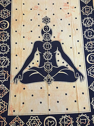 Tapestry - Seven Chakra Twin Tapestry