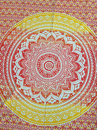 Tapestry - Twin Size Lotus Mandala
