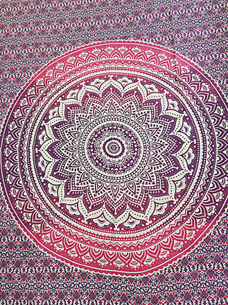 Tapestry - Twin Size Lotus Mandala