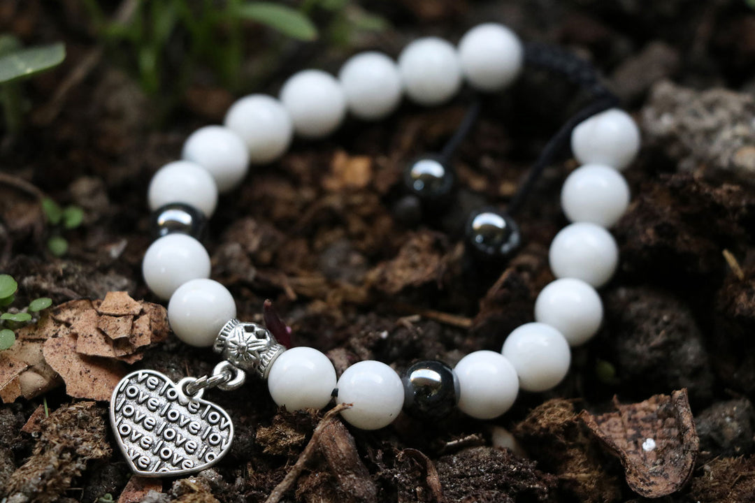 Love Charm Conch Shell Wrist Mala