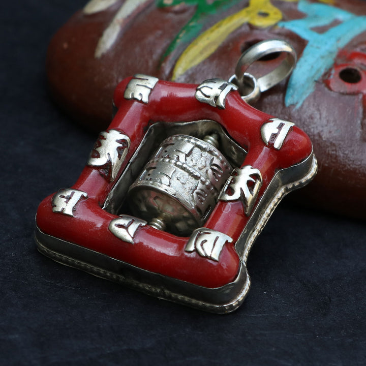Prayer Wheel Pendant