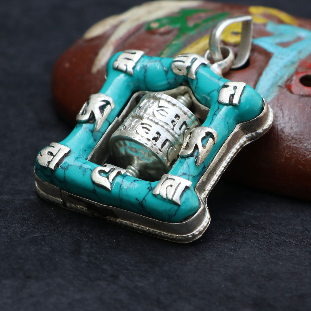 Prayer Wheel Pendant