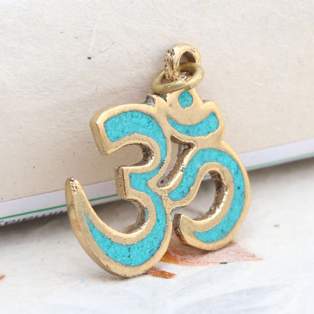 Hindu Om Brass Pendant