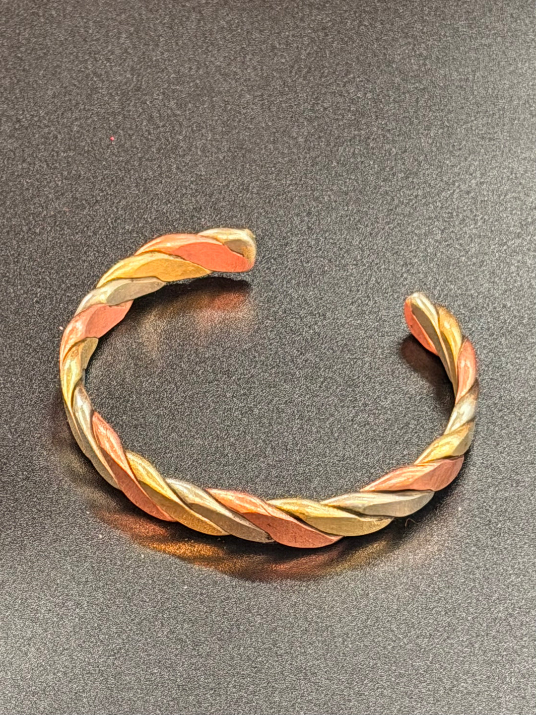 Mixed 3 Metal Copper Healing Bracelet