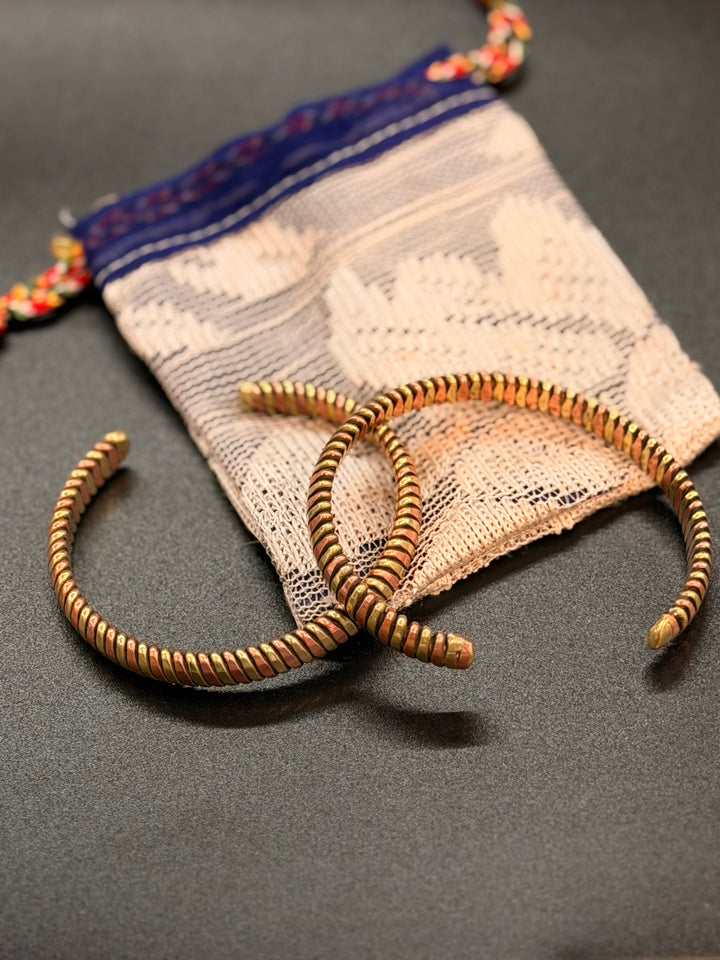 Wired Three Metal Copper Healing Bracelet