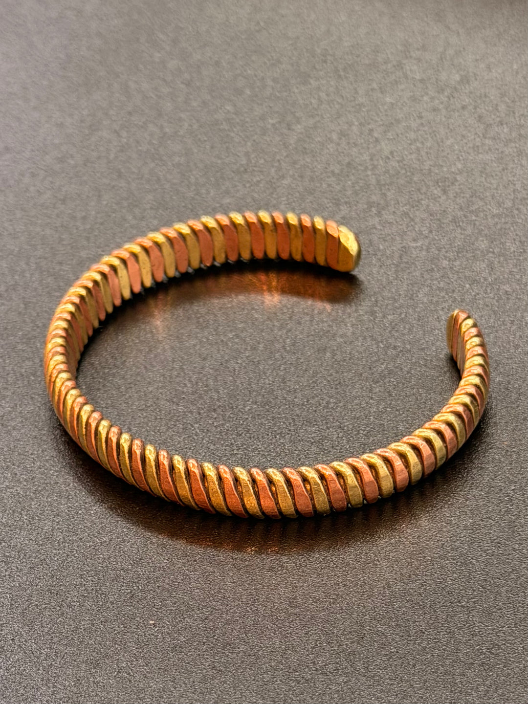 Wired Three Metal Copper Healing Bracelet
