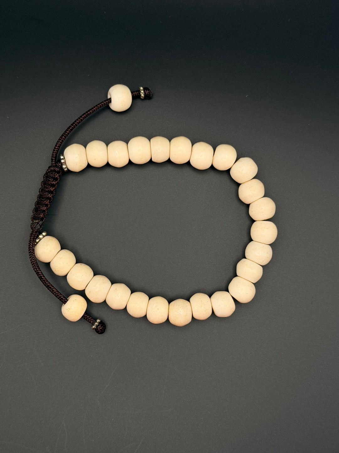White Yak Bone Wrist Mala
