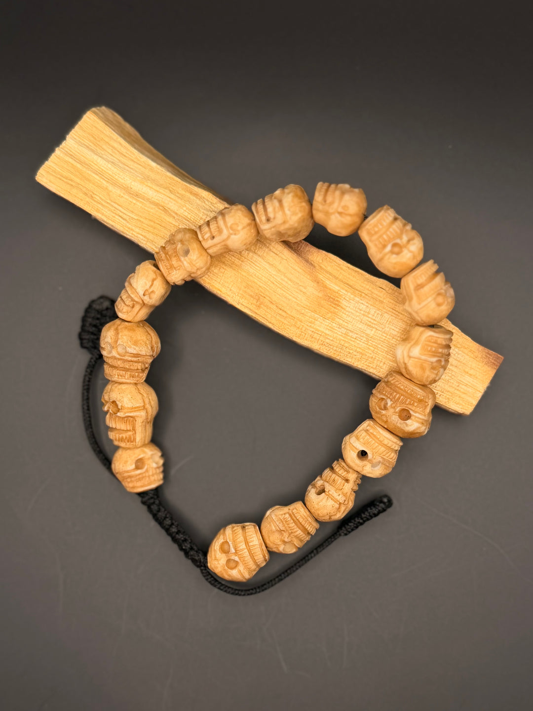 Calming Skull Stone Wrist Mala