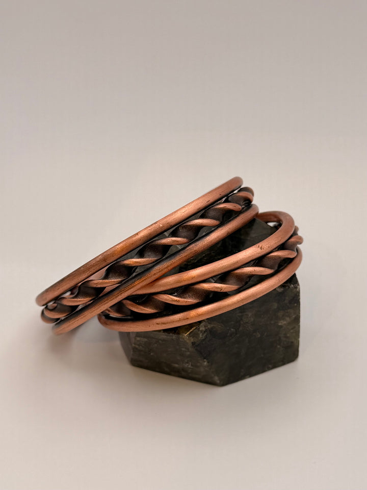 Swirled Copper Healing Bracelet