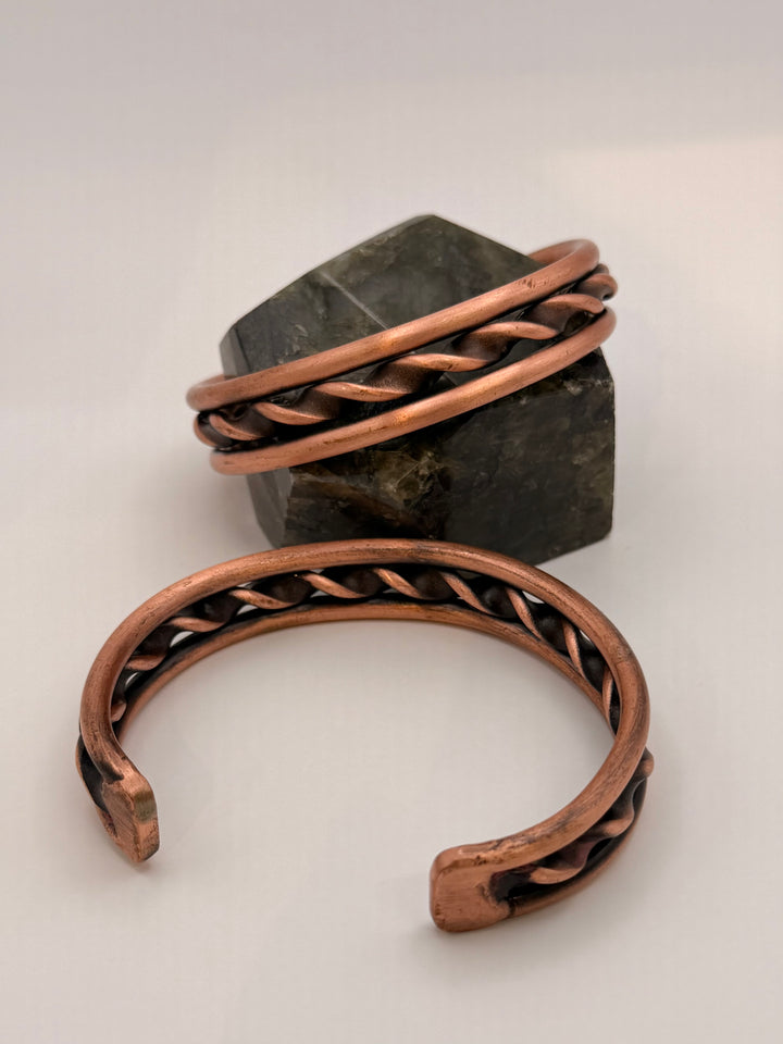 Swirled Copper Healing Bracelet