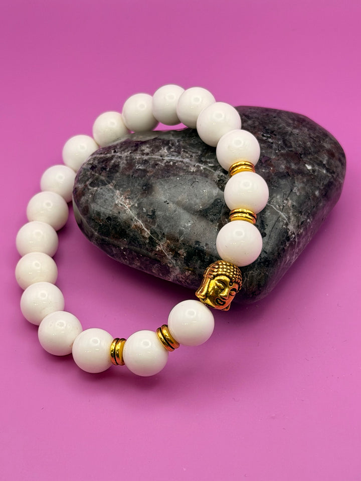 Buddha Conch Shell Wrist Mala