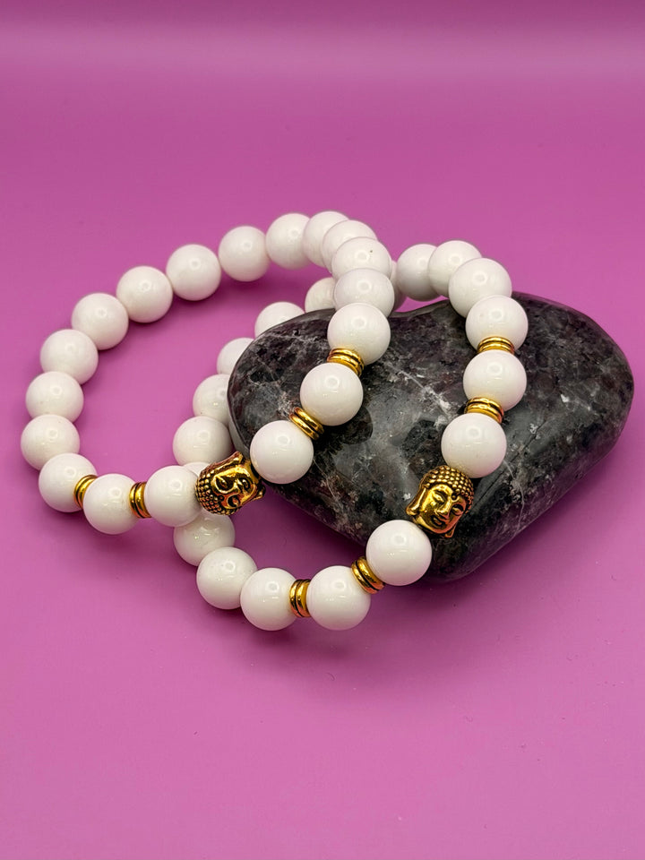 Buddha Conch Shell Wrist Mala