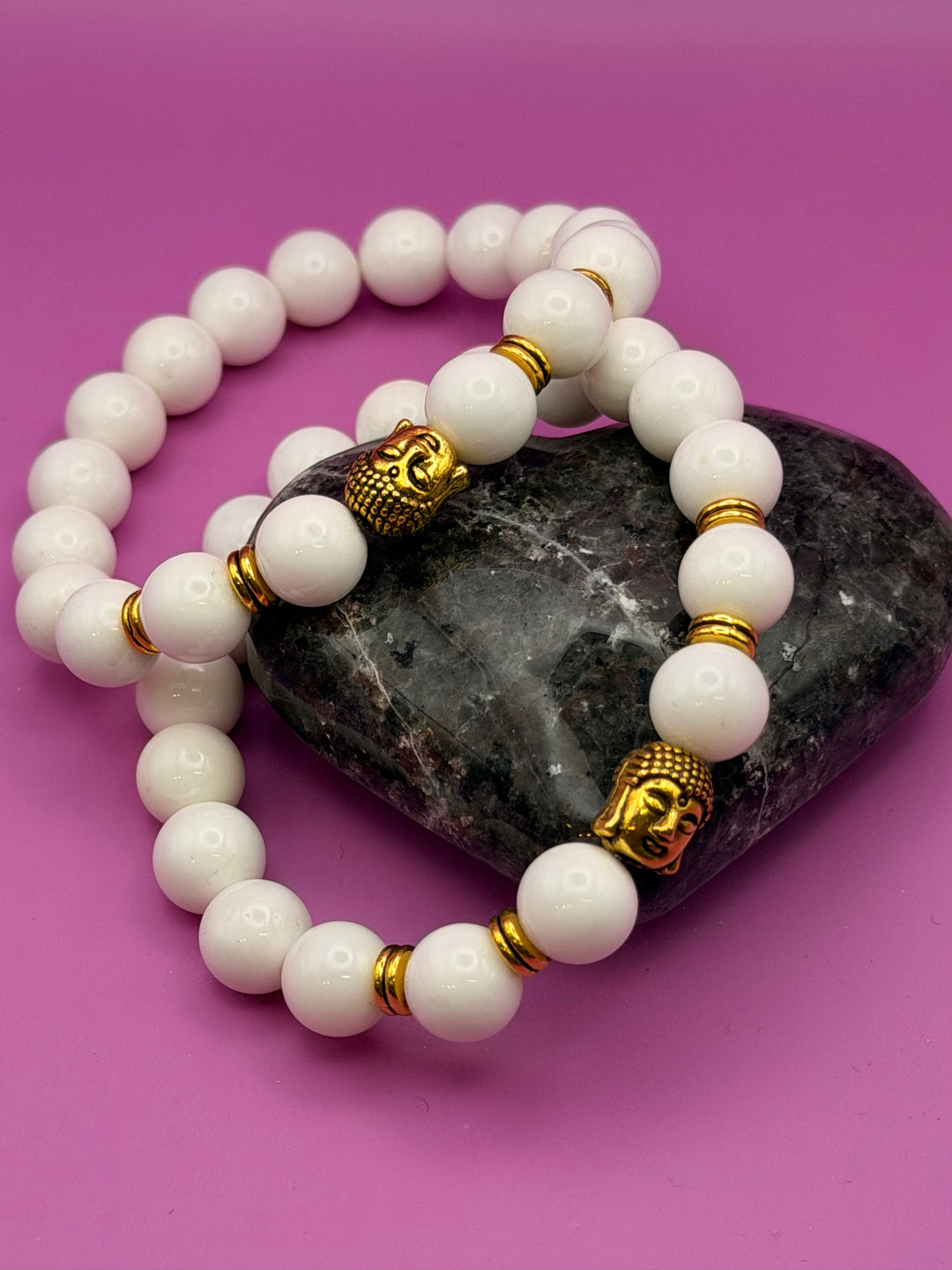 Buddha Conch Shell Wrist Mala