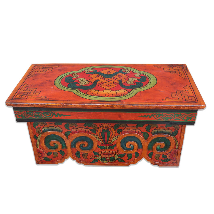Endless Knot Wooden Reading Table