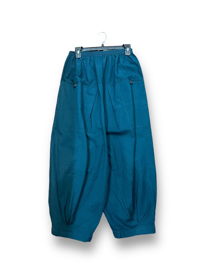 Unisex Cotton Aladdin Harem Pants with Pockets