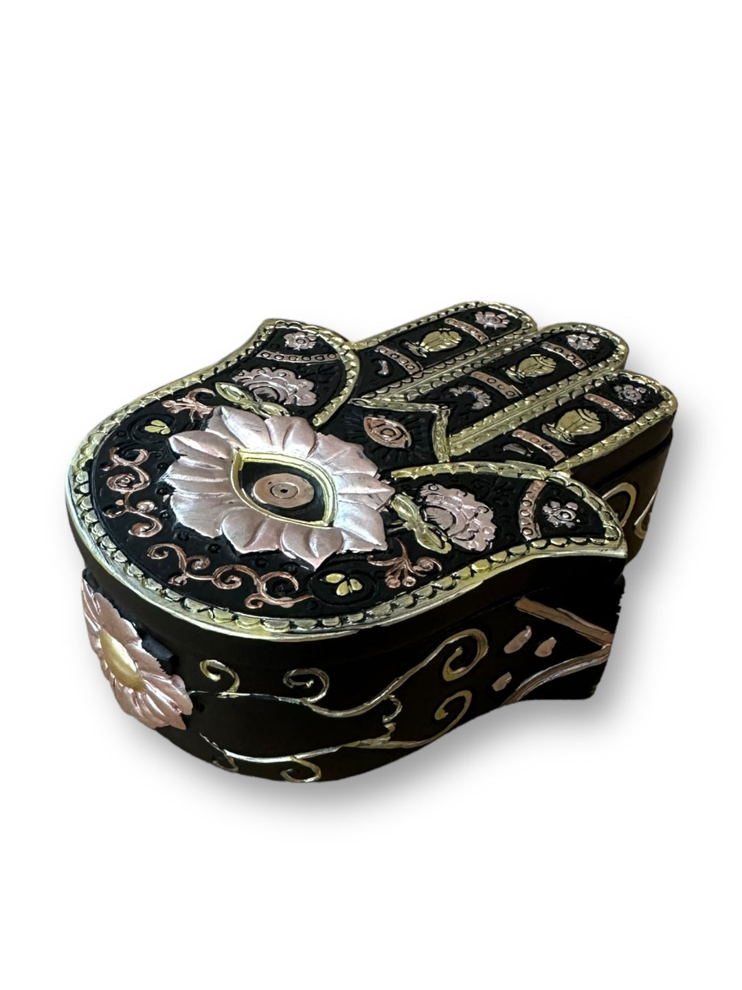 Hamsa Wooden Jewelry box