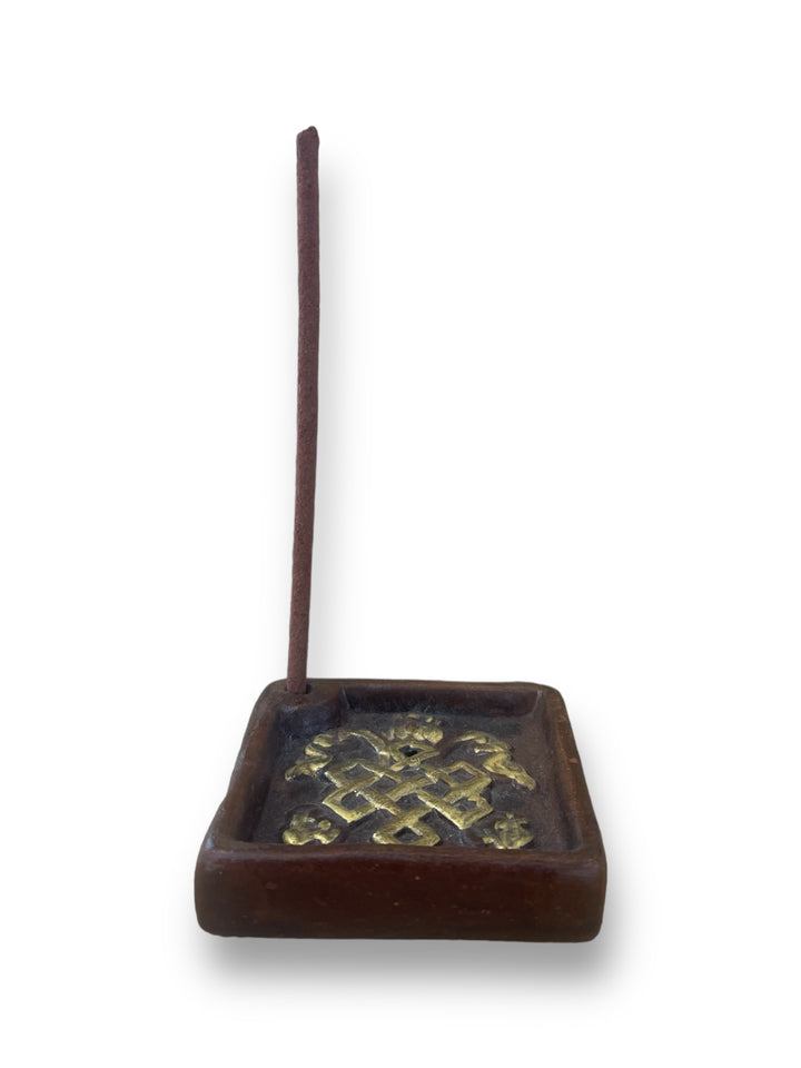 Endless Knot incense burner