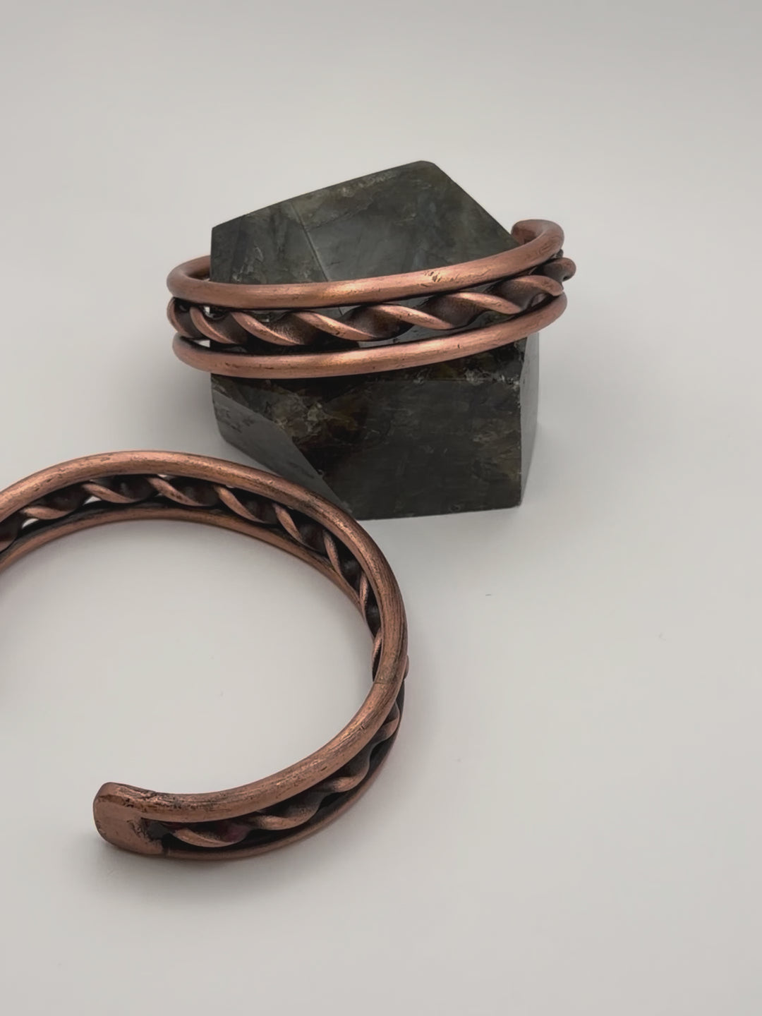 Swirled Copper Healing Bracelet