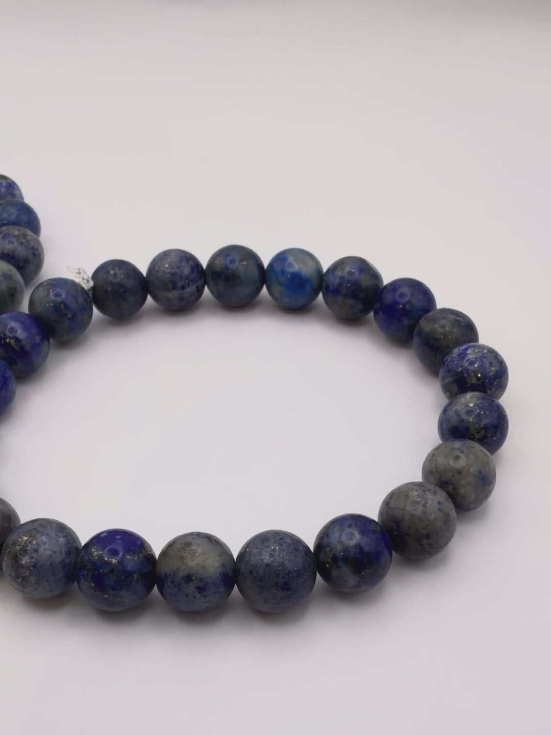 Blue Lapis Lazuli Bead Bracelet
