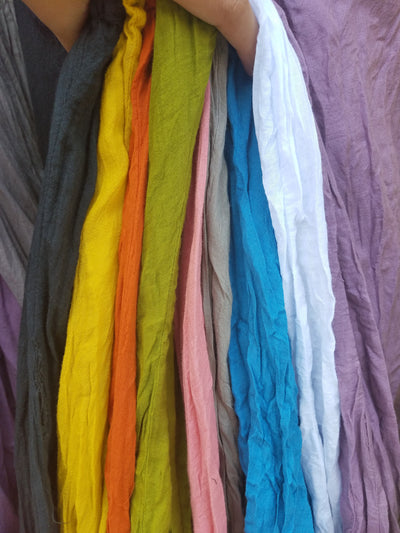 Layered Ridge Cotton Dress